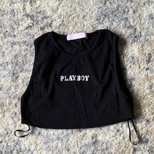 Playboy x missguided micro crop